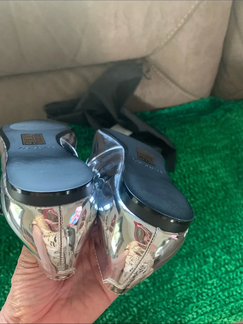 Yosi Samra metallic silver